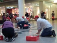 CPR flash mob